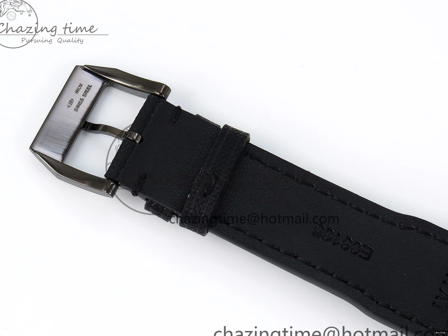 MIROTIME 0129 Pilot Black Ace BLSF 1:1 Best Edition White Lume Dial on Black Nylon Strap MIYOTA OnTrend 7021